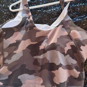 Lululemon Crop Top/Sports Bra camo
